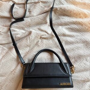 Jacquemus Le long Chiquito black bag